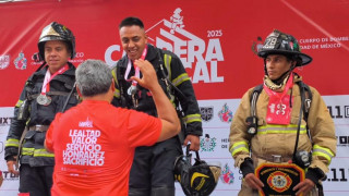 Rompe Récord de Asistencia 6a Carrera Vertical del Heroico Cuerpo de Bomberos de la Ciudad de México con 828 Participantes