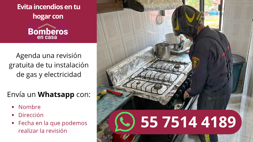 Bomberos en casa